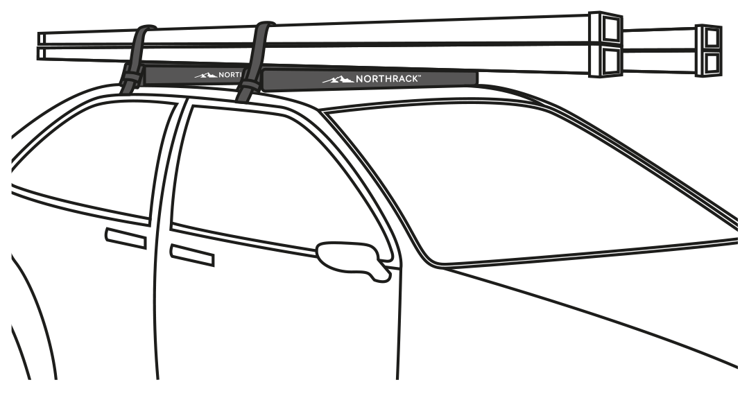 Northrack is a universal soft roof rack